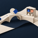 Illustrative route showing an AI agent moving from a goal through reasoning and tools to a completed task.