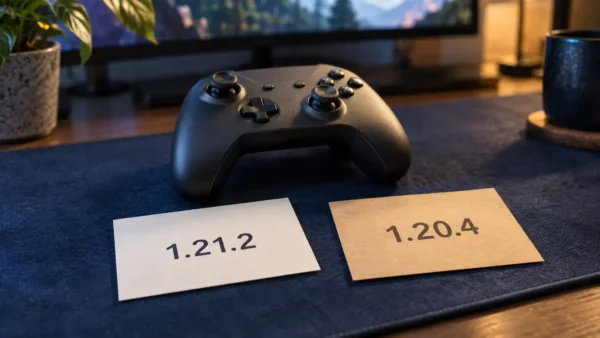 Spilcontroller ved to kort med forskellige versionsnumre