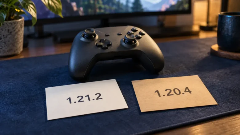 Spilcontroller ved to kort med forskellige versionsnumre